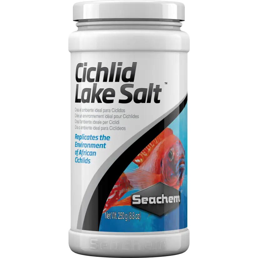 SEACHEM - Cichlid Lake Salt 250g - Remineralizador de agua para cíclidos