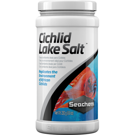 SEACHEM - Cichlid Lake Salt 250g - Remineralizador de agua para cíclidos