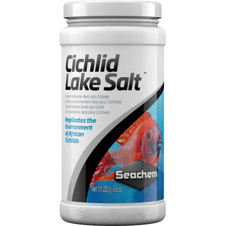 SEACHEM - Cichlid Lake Salt 250g - Remineralizador de agua para cíclidos