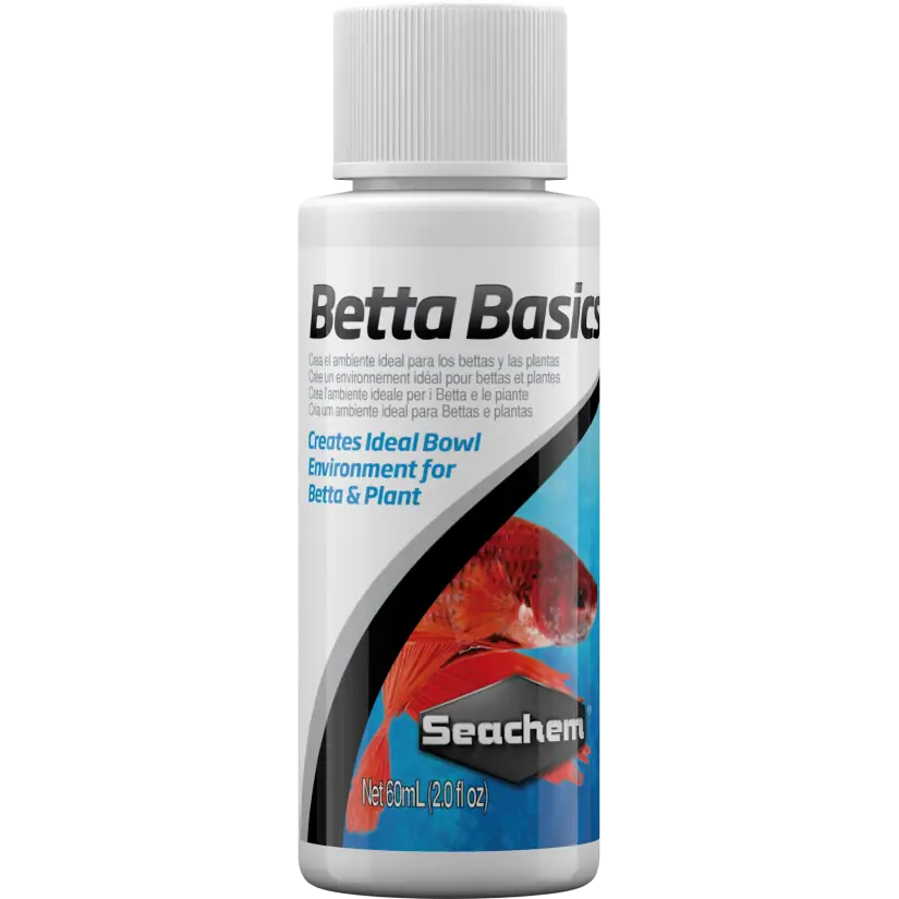 SEACHEM - Betta Basics 60ml - Balsamo d'acqua per betta