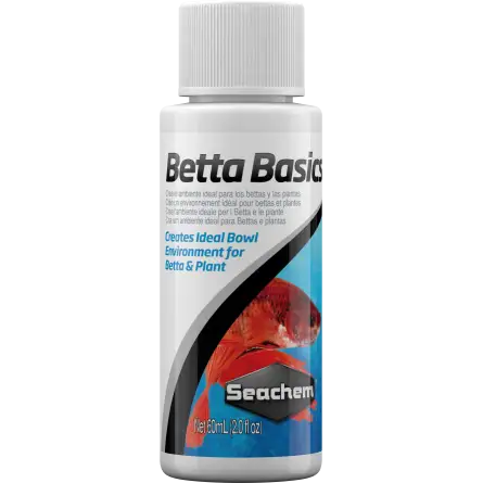 SEACHEM - Betta Basics 60ml - Balsamo d'acqua per betta