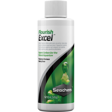 SEACHEM - Flourish Excel 100ml - Carbón líquido para plantas