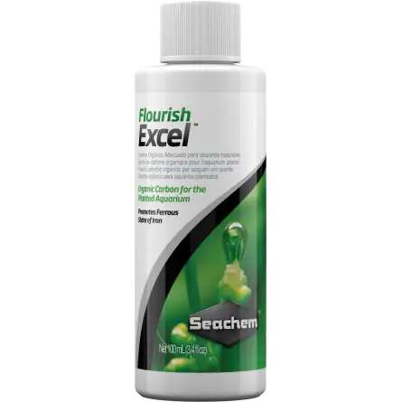 SEACHEM - Flourish Excel 100ml - Carbón líquido para plantas