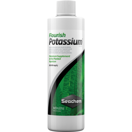 SEACHEM - Flourish Potassium 250ml - Potasio líquido para plantas