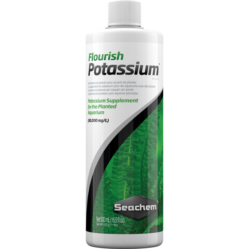 SEACHEM - Flourish Potassium 500ml - Potasio líquido para plantas