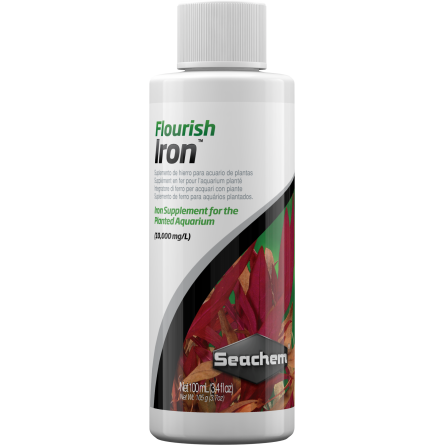 SEACHEM - Flourish Iron 100ml - Ferro líquido para plantas