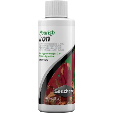 SEACHEM - Flourish Iron 100ml - Ferro líquido para plantas