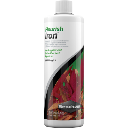 SEACHEM - Flourish Iron 500ml - Hierro vegetal líquido