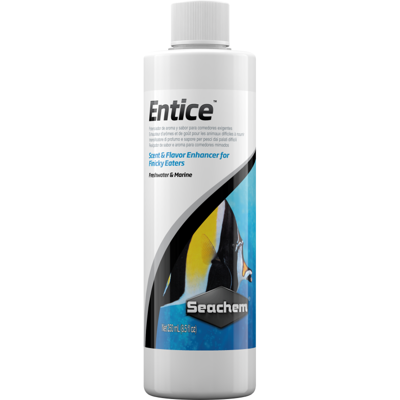 Entice™ é um intensificador de sabor e sabor totalmente natural para peixes difíceis de alimentar.