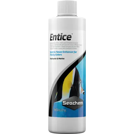 Entice™ is an all-natural flavor and aroma enhancer for hard-to-feed fish.