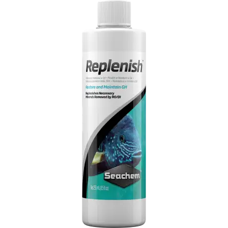 SEACHEM - Replenish 250ml - Reminéralisants pour eau douce