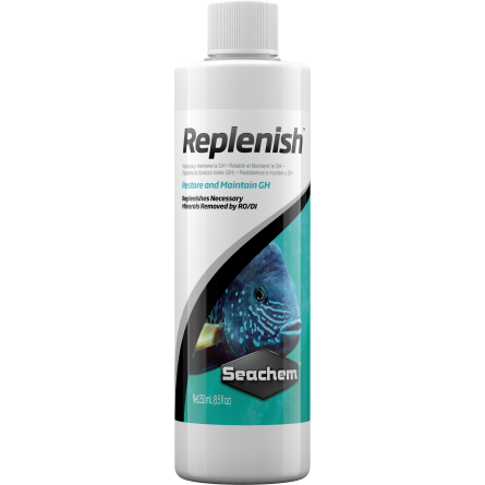 SEACHEM - Replenish 250ml - Remineralizantes para água doce