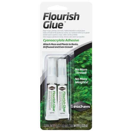 SEACHEM - Flourish Glue 2x4g - Cola para paisagismo aquático