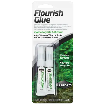 SEACHEM - Flourish Glue 2x4g - Cola para paisagismo aquático