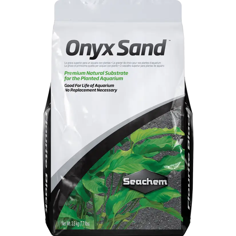 SEACHEM - Areia Onyx 3,5kg - Solo completo para aquário plantado