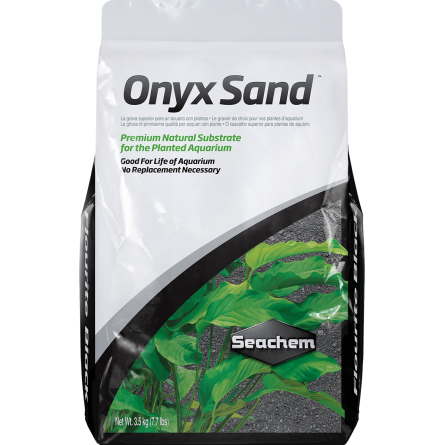 SEACHEM - Areia Onyx 3,5kg - Solo completo para aquário plantado