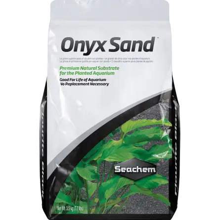 SEACHEM – Onyx Sand 3,5 kg – Kompletter Boden für bepflanzte Aquarien