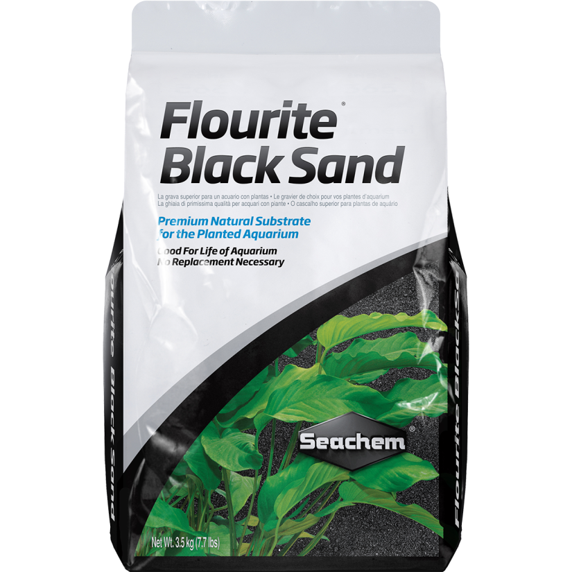 SEACHEM - Flourit Zwart Zand 3,5kg - Substraat voor beplant aquarium