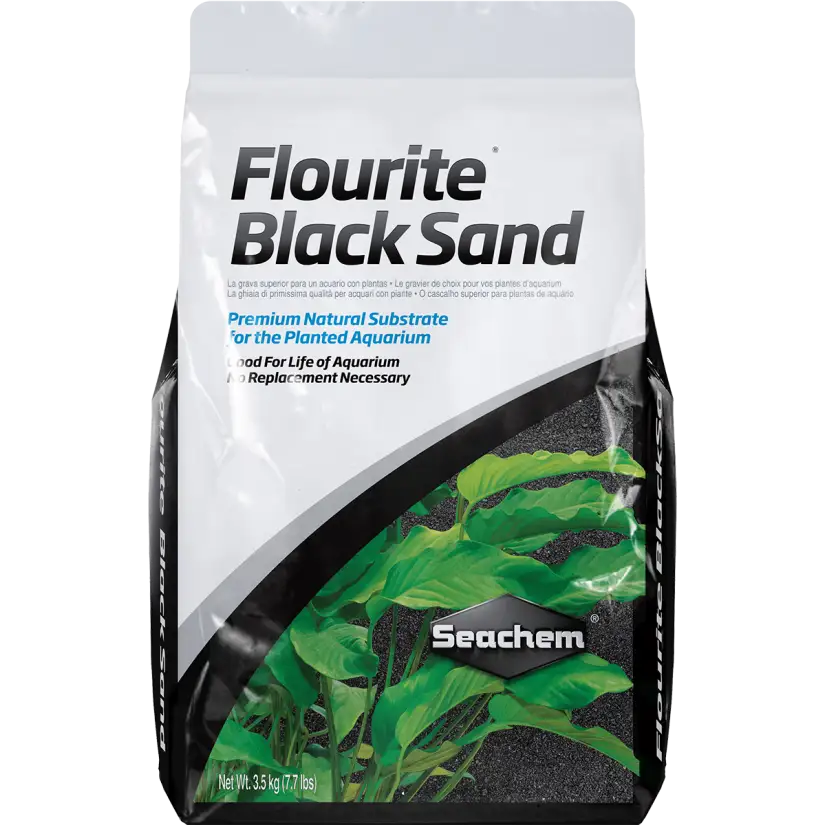 SEACHEM - Flourit Zwart Zand 3,5kg - Substraat voor beplant aquarium