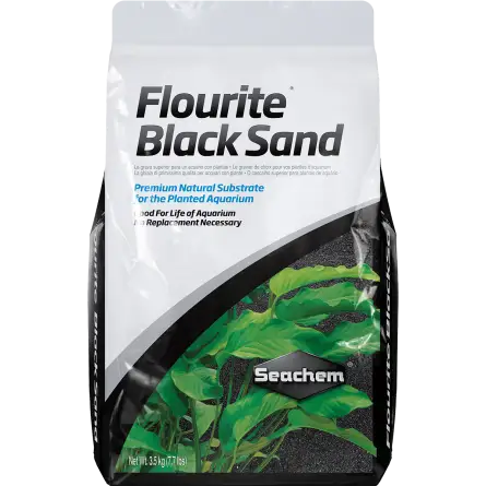 SEACHEM - Flourit Zwart Zand 3,5kg - Substraat voor beplant aquarium