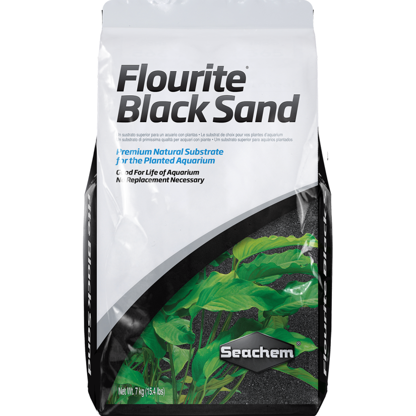 SEACHEM - Flourit Zwart Zand 7kg - Substraat voor beplant aquarium