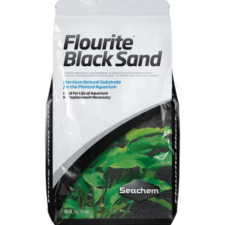 SEACHEM - Flourit Zwart Zand 7kg - Substraat voor beplant aquarium