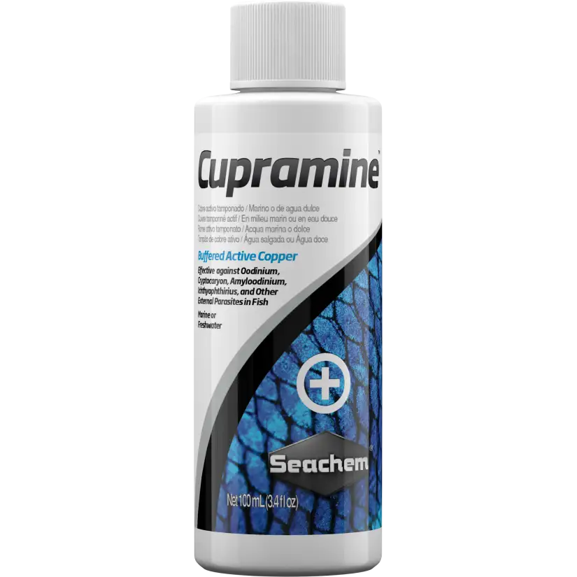 SEACHEM – Cupramin 100 ml – Kupferbehandlung für äußere Parasiten