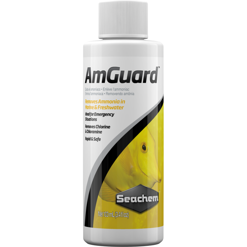 SEACHEM - Amguard 100ml - Condicionador de água anti-amônia