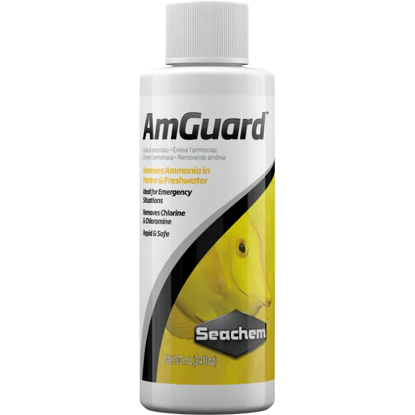 SEACHEM - Amguard 100ml - Condicionador de água anti-amônia