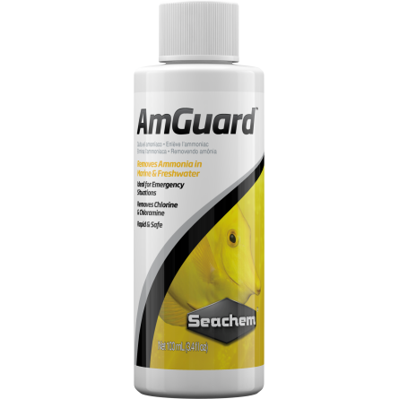 SEACHEM - Amguard 100ml - Condicionador de água anti-amônia