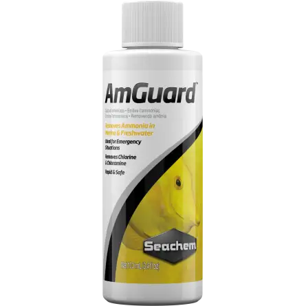 SEACHEM - Amguard 100ml - Condicionador de água anti-amônia