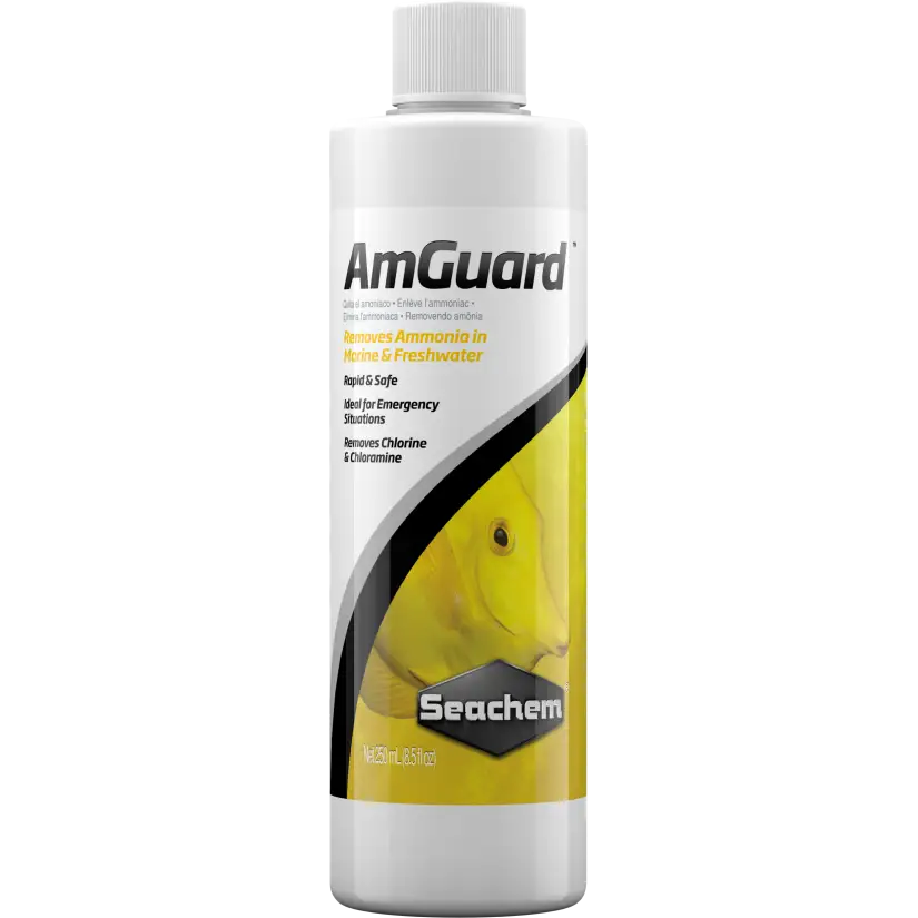 SEACHEM - Amguard 250ml - Condicionador de água anti-amônia