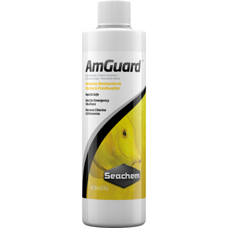 SEACHEM - Amguard 250ml - Condicionador de água anti-amônia