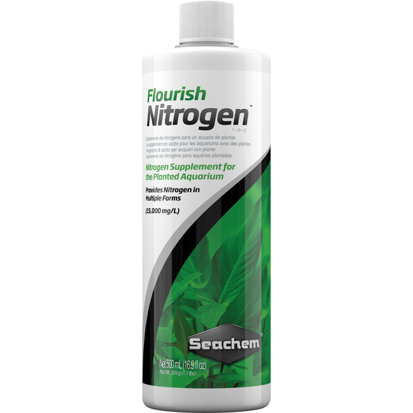 SEACHEM - Flourish Nitrogen 500ml - Fonte de nitrogênio para aquário plantado