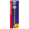 AQUA NOVA - Gelbes Thermometer mit Glassaugnapf