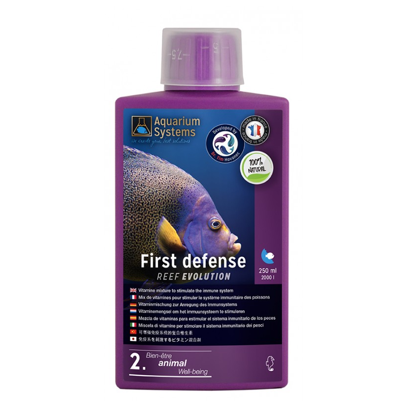 AQUARIUMS SYSTEMS - First Defense 250ml - Stimulant for fish