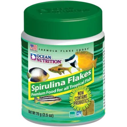 OCEAN NUTRITIONS - Spirulina Flakes 70g - Spirulina flakes