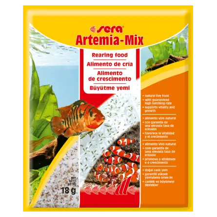 SERA - Artemia-Mix 18gr - Aliment d'élevage vivant