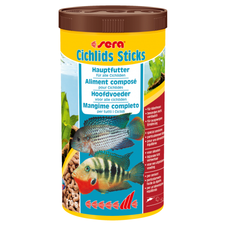 SERA - Cichlids Sticks 1000ml - Alimento completo per ciclidi