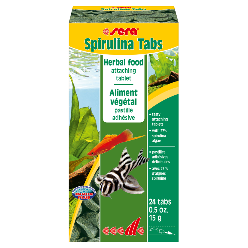 SERA - Spirulina Tabs 24 tabs - Ljepljive tablete s visokim sadržajem spiruline