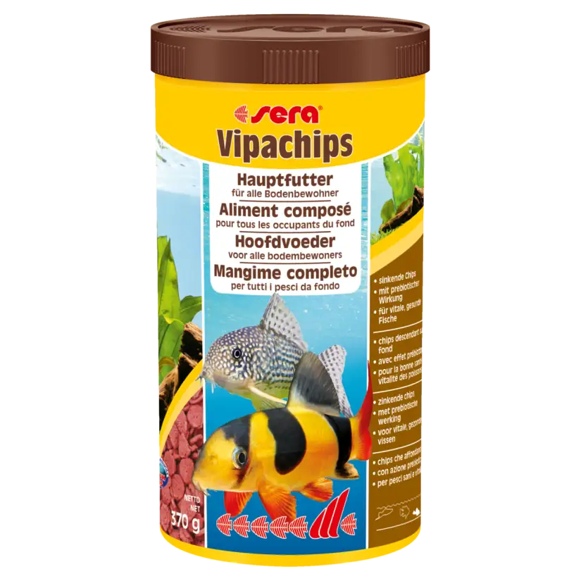 SERA - Vipachips 1000ml - Alimento para peces de fondo