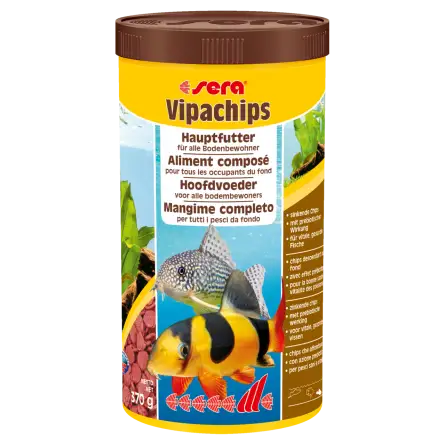 SERA - Vipachips 1000ml - Alimento para Peixe Subterrâneo