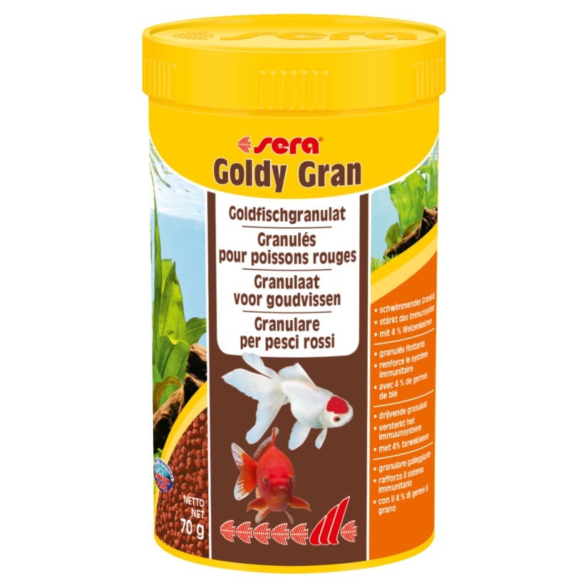 SERA - Goldy Gran 250ml - Hrana za zlatne i hladnovodne ribice