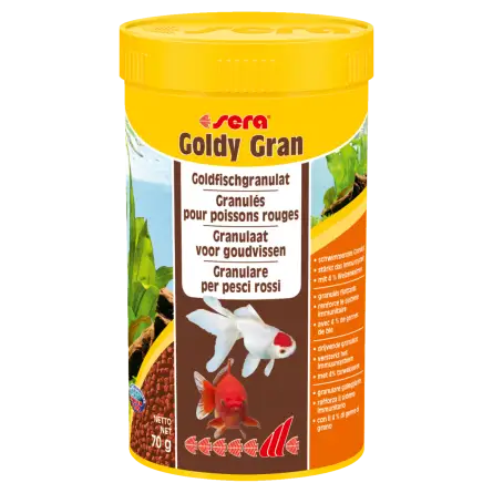 SERA - Goldy Gran 250 ml - Hrana za zlate in hladnovodne ribe