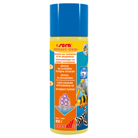 SERA - Phosvec·Clear 100ml - Anti-phosphate et turbidités