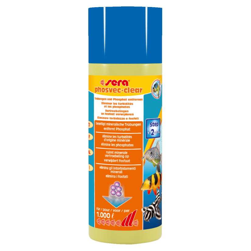 SERA - Phosvec Clear 250ml - Anti-fosfato y turbiedad