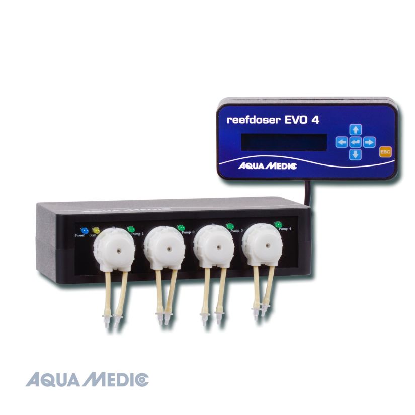 AQUA-MEDIC - ReefDoser EVO 4 - Pompa dosatrice a 4 canali + controller