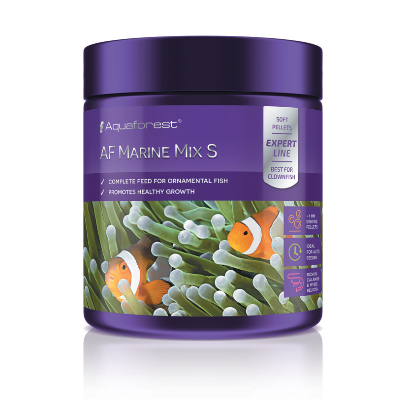 AQUAFOREST - AF Marine Mix S - 120g - Mangime per pesci carnivori