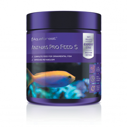 AQUAFOREST - Anthias Pro Feed S - 120g - Ração granulada para peixes