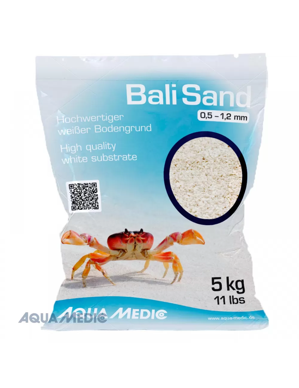 Sable Décoratif 2-3 Mm Aqua Sand Orange Savane 1kg Pour Aquarium